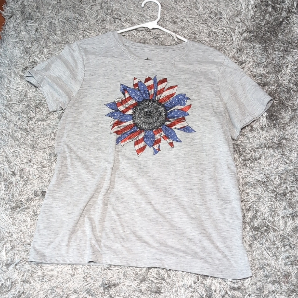 Celebrate! Patriotic Gray T-Shirt